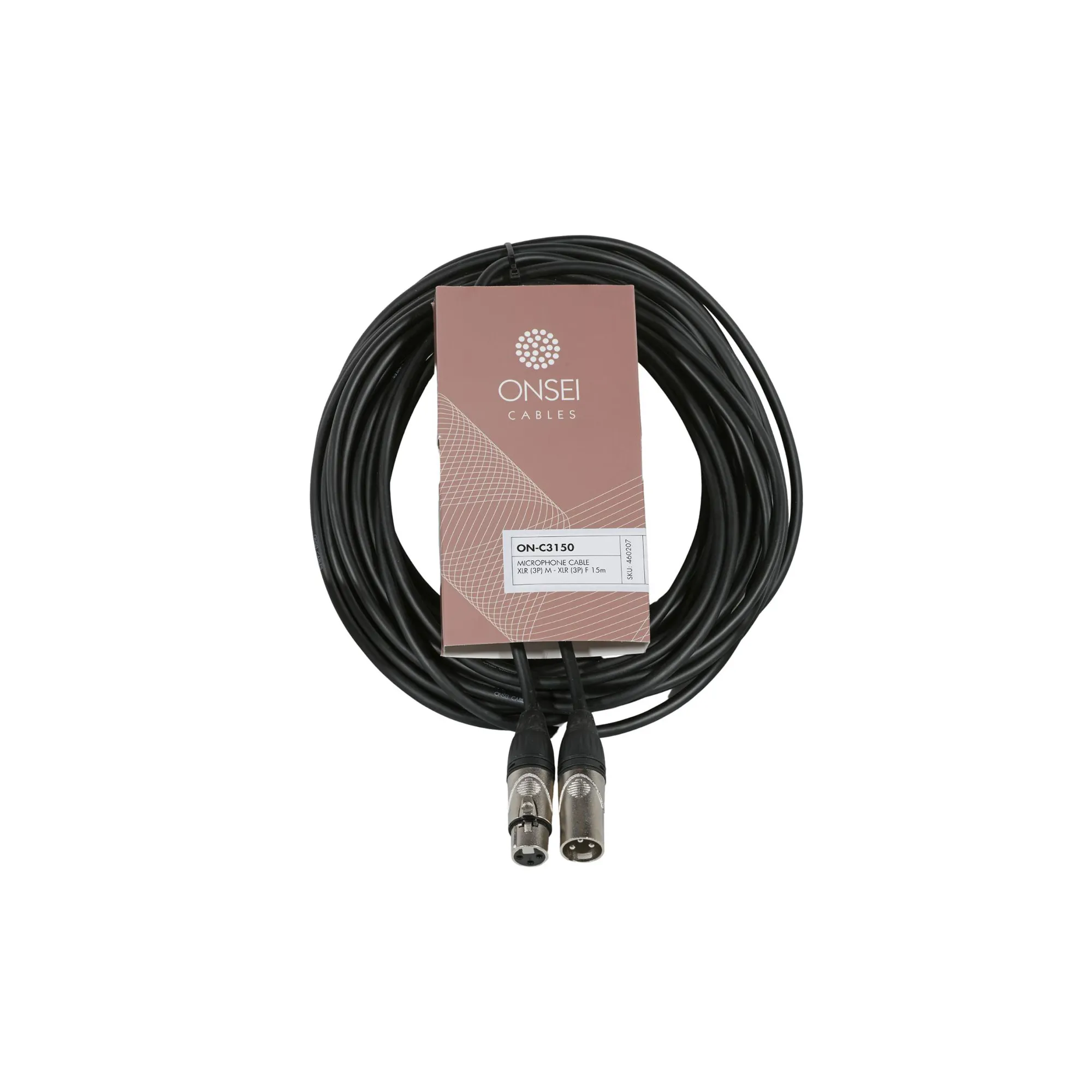 Onsei ON-C3150 Microphone Cable 3-pin XLR Male - 3-pin XLR Female 15m