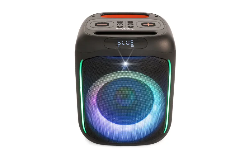 Ibiza CUBE180 Portable Battery-Powered Speakerbox  with Light Effect