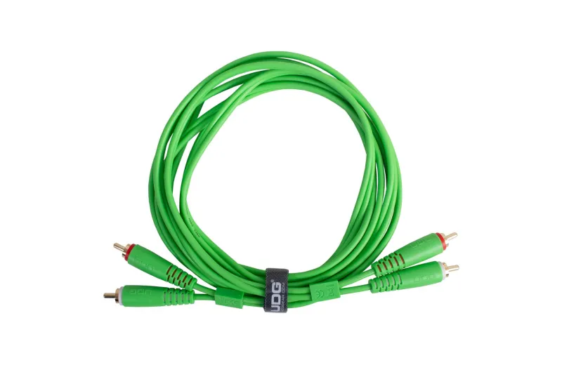 UDG U97001GR Ultimate Audio Cable RCA - RCA Green Straight 1.5m