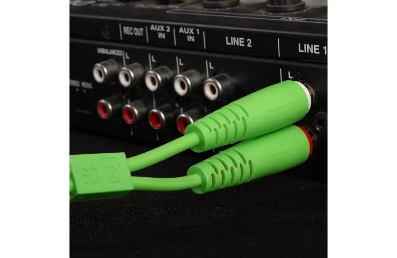 UDG U97001GR Ultimate Audio Cable RCA - RCA Green Straight 1.5m