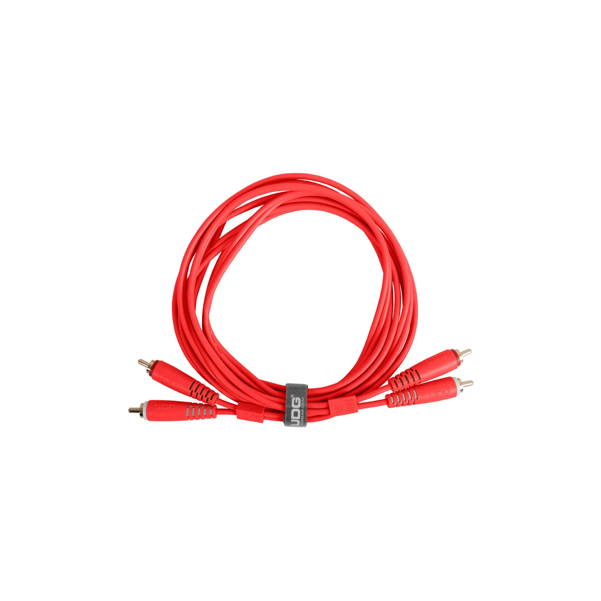 UDG U97001RD Ultimate Audio Cable RCA - RCA Κόκκινο Ίσιο 1.5m