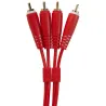 UDG U97001RD Ultimate Audio Cable RCA - RCA Κόκκινο Ίσιο 1.5m