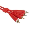 UDG U97001RD Ultimate Audio Cable RCA - RCA Κόκκινο Ίσιο 1.5m
