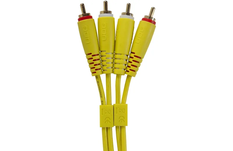 UDG U97003YL Ultimate Audio Cable RCA - RCA Κίτρινο Ίσιο 3m
