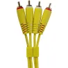 UDG U97003YL Ultimate Audio Cable RCA - RCA Κίτρινο Ίσιο 3m