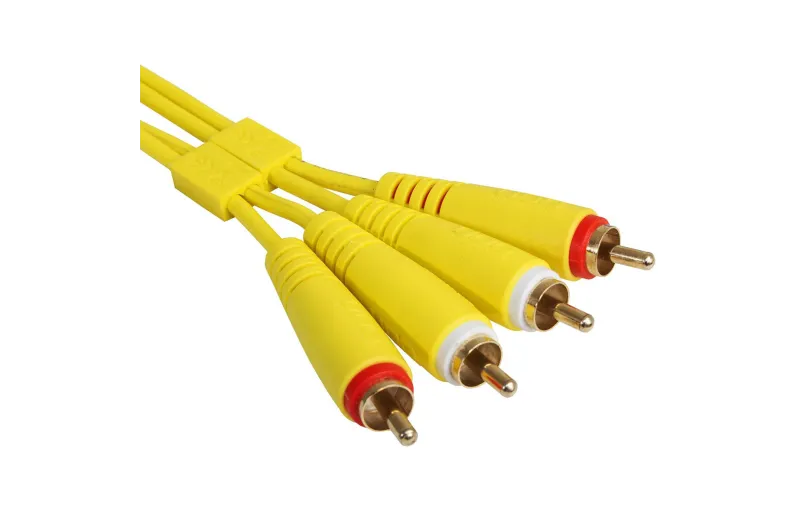 UDG U97003YL Ultimate Audio Cable RCA - RCA Κίτρινο Ίσιο 3m