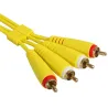 UDG U97003YL Ultimate Audio Cable RCA - RCA Κίτρινο Ίσιο 3m