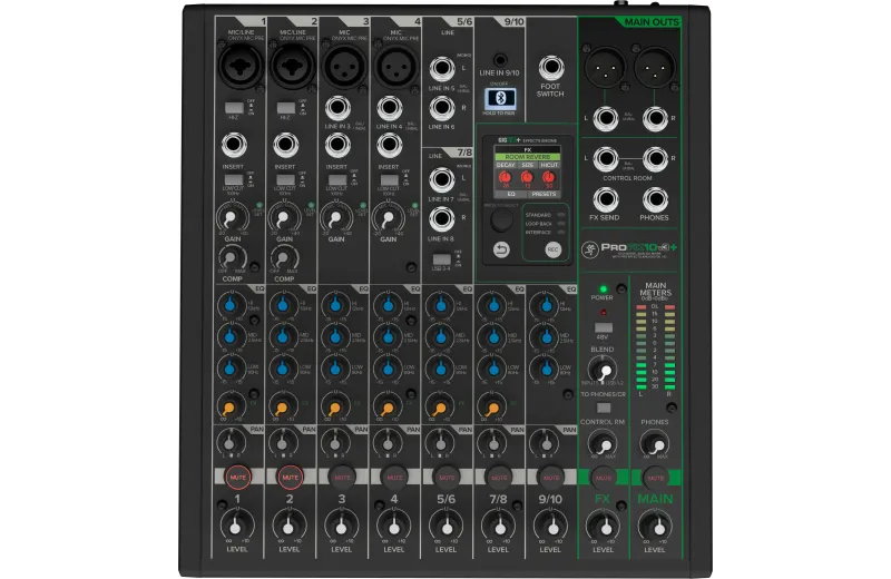 Mackie ProFX10v3+ Αναλογική Κονσόλα Ήχου