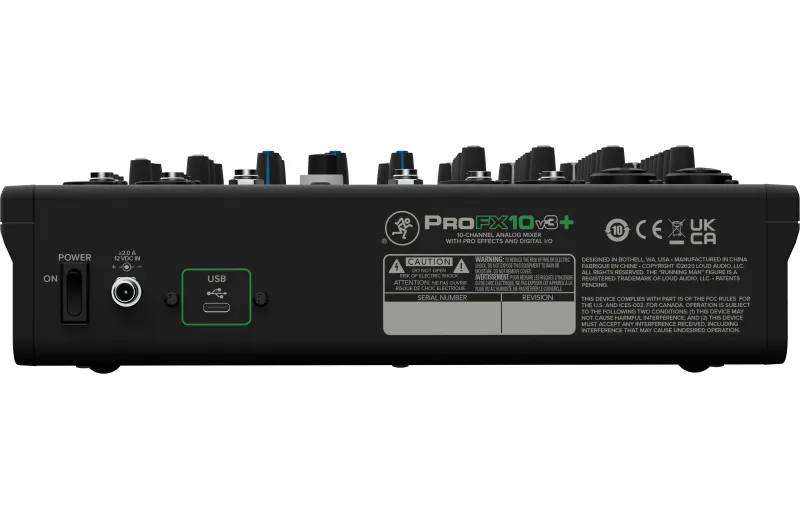 Mackie ProFX10v3+ Αναλογική Κονσόλα Ήχου