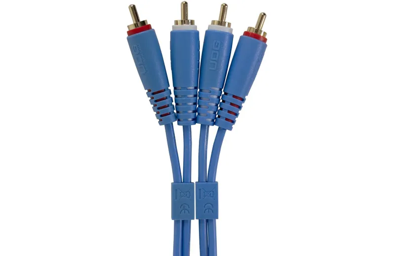UDG U97001LB Ultimate Audio Cable RCA - RCA Μπλε Ίσιο 1.5m