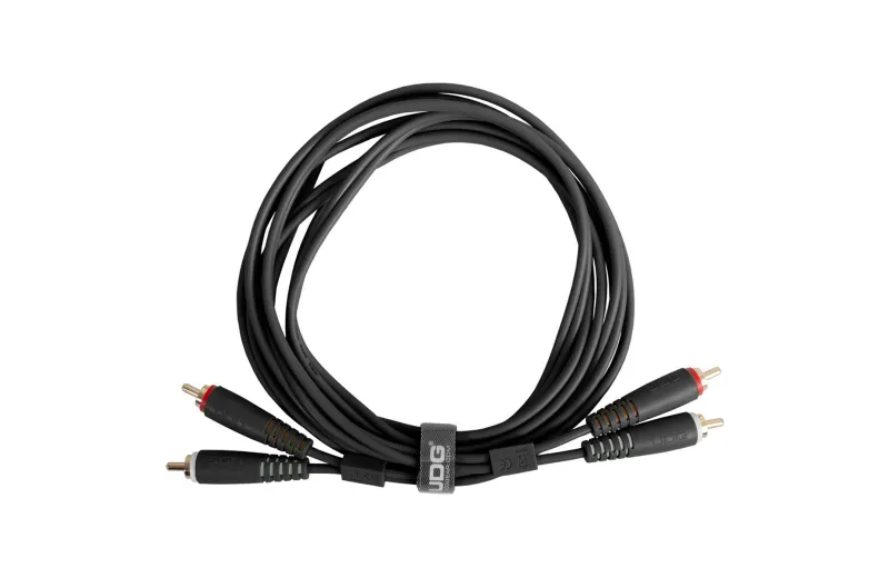 UDG U97001BL Ultimate Audio Cable RCA - RCA Μαύρο Ίσιο 1.5m