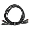 UDG U97001BL Ultimate Audio Cable RCA - RCA Μαύρο Ίσιο 1.5m
