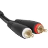 UDG U97001BL Ultimate Audio Cable RCA - RCA Μαύρο Ίσιο 1.5m