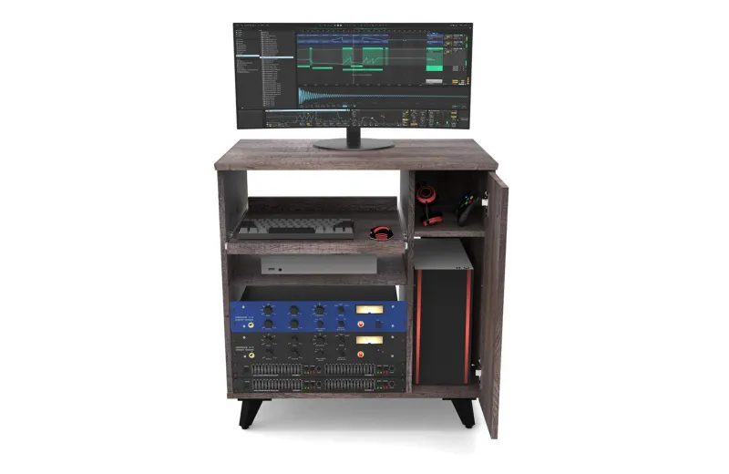 Glorious Modular Side Rack Καρυδιά