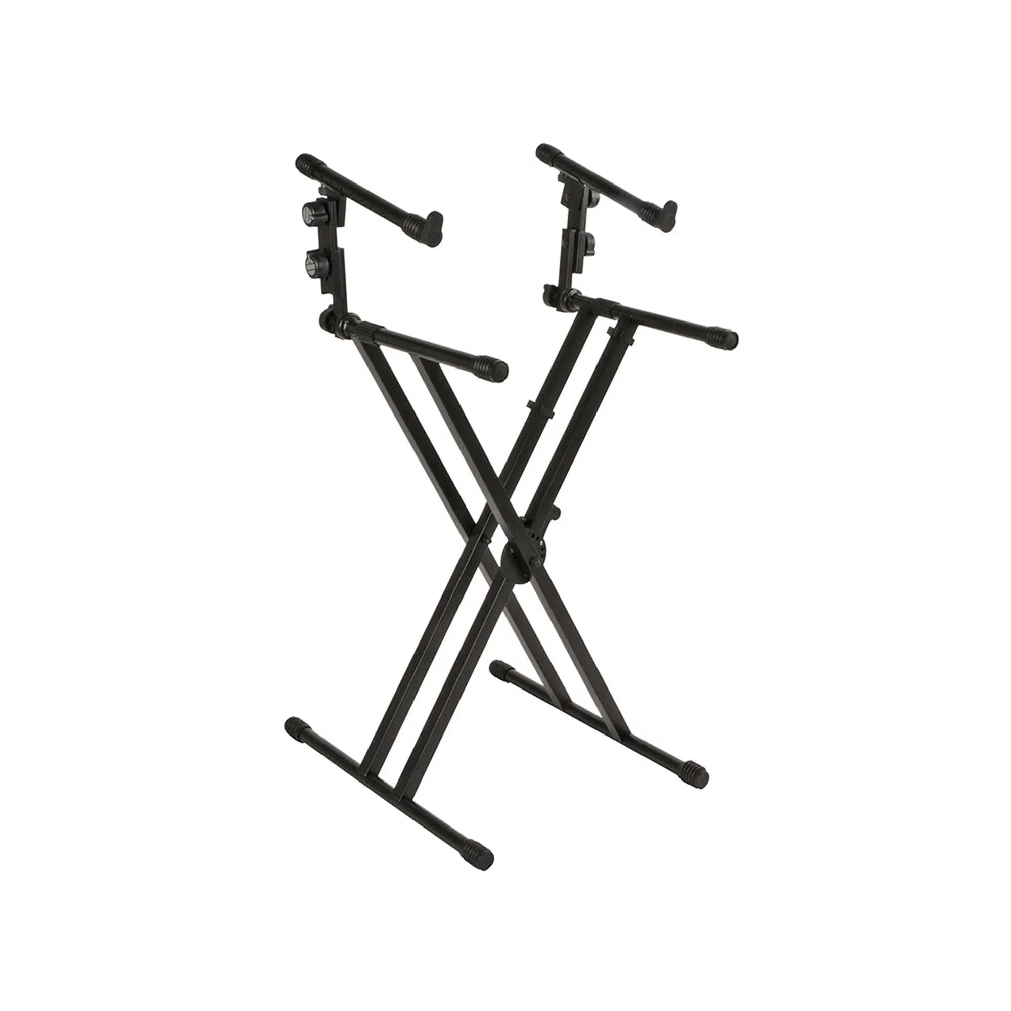 Quiklok QL-642 Double Synth Stand Black