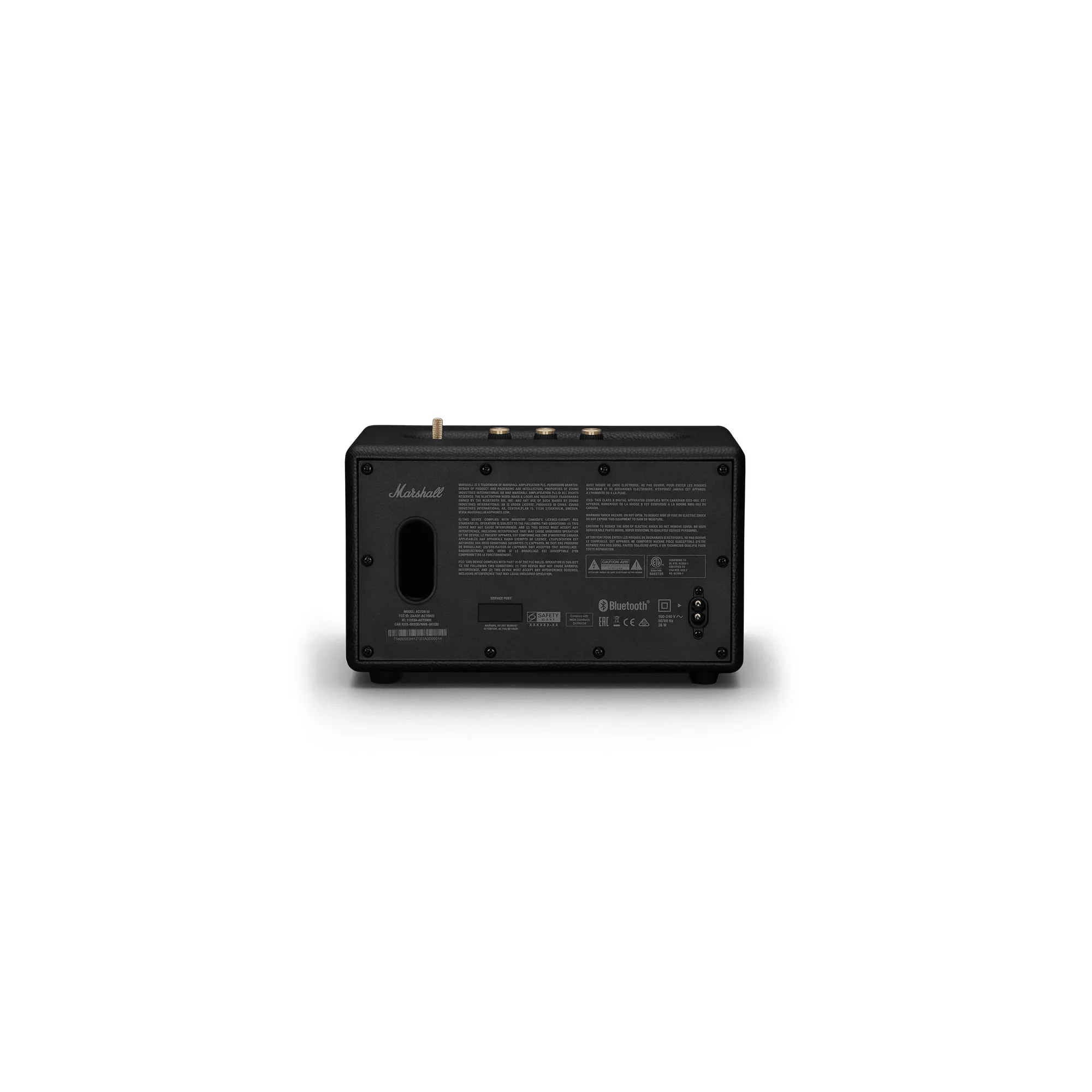 maki　Acton 3 Bluetooth Black Marshall Action 3 Loudspeaker - 5.2 Bluetooth, App