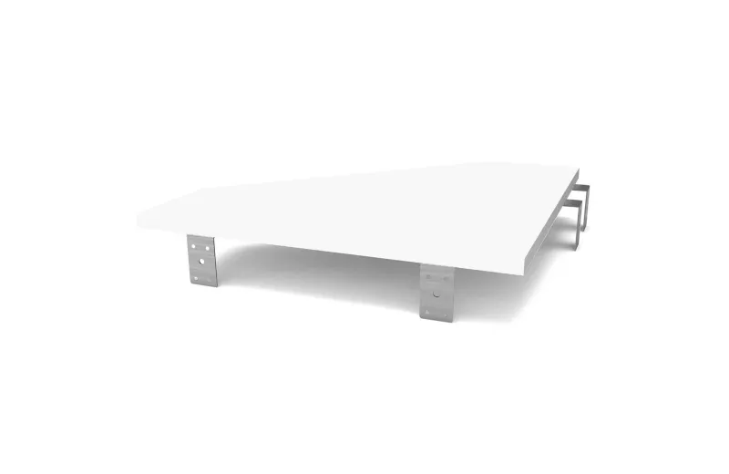 Glorious Modular Side Rack Adapter White