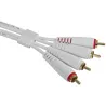 UDG U97003WH Ultimate Audio Cable RCA - RCA Λευκό Ίσιο 3m