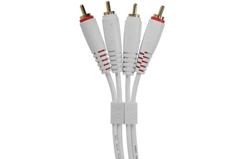 UDG U97003WH Ultimate Audio Cable RCA - RCA Λευκό Ίσιο 3m