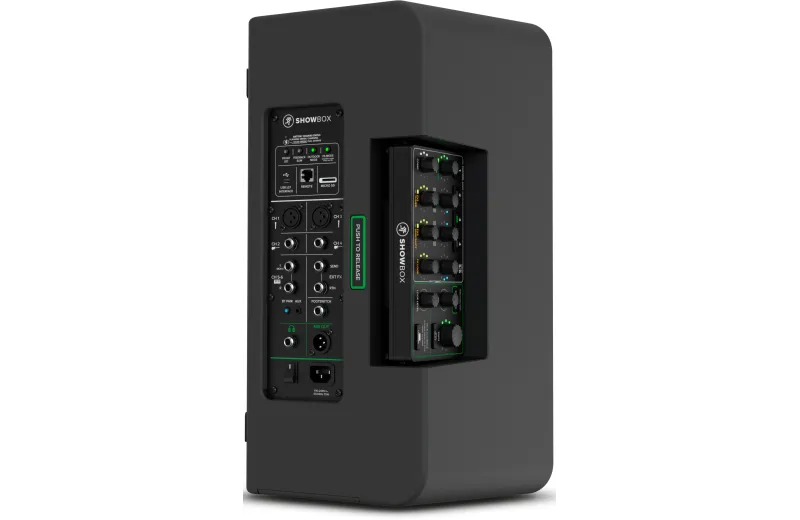 Mackie ShowBox Αυτοενισχυόμενο Ηχείο Μπαταρίας με Αποσπώμενο Μίκτη και Βluetooth- Μαύρο