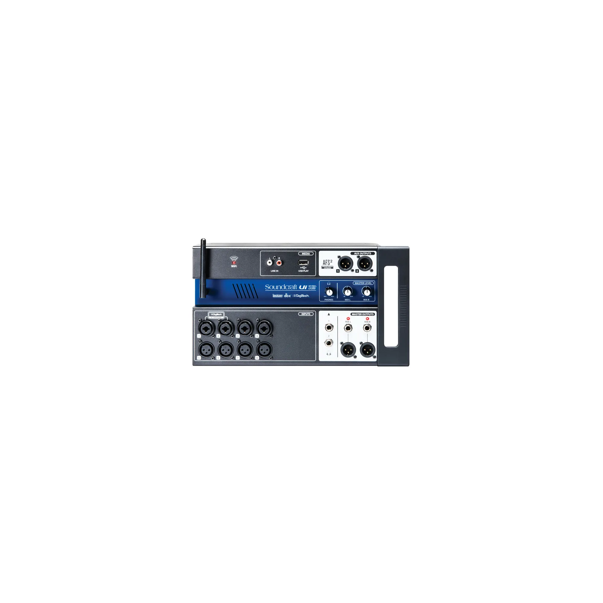 Soundcraft Ui12 12 Input Digital Mixer w/Wifi+App Control+