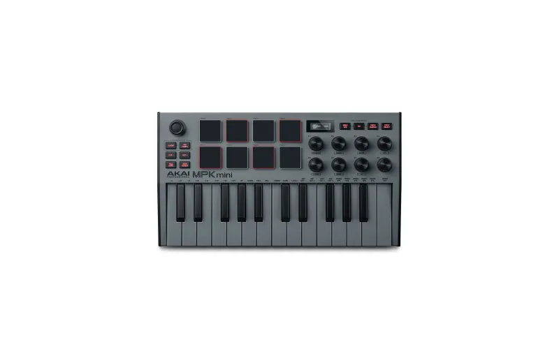 Akai MPK Mini MK3 Midi Keyboard Grey