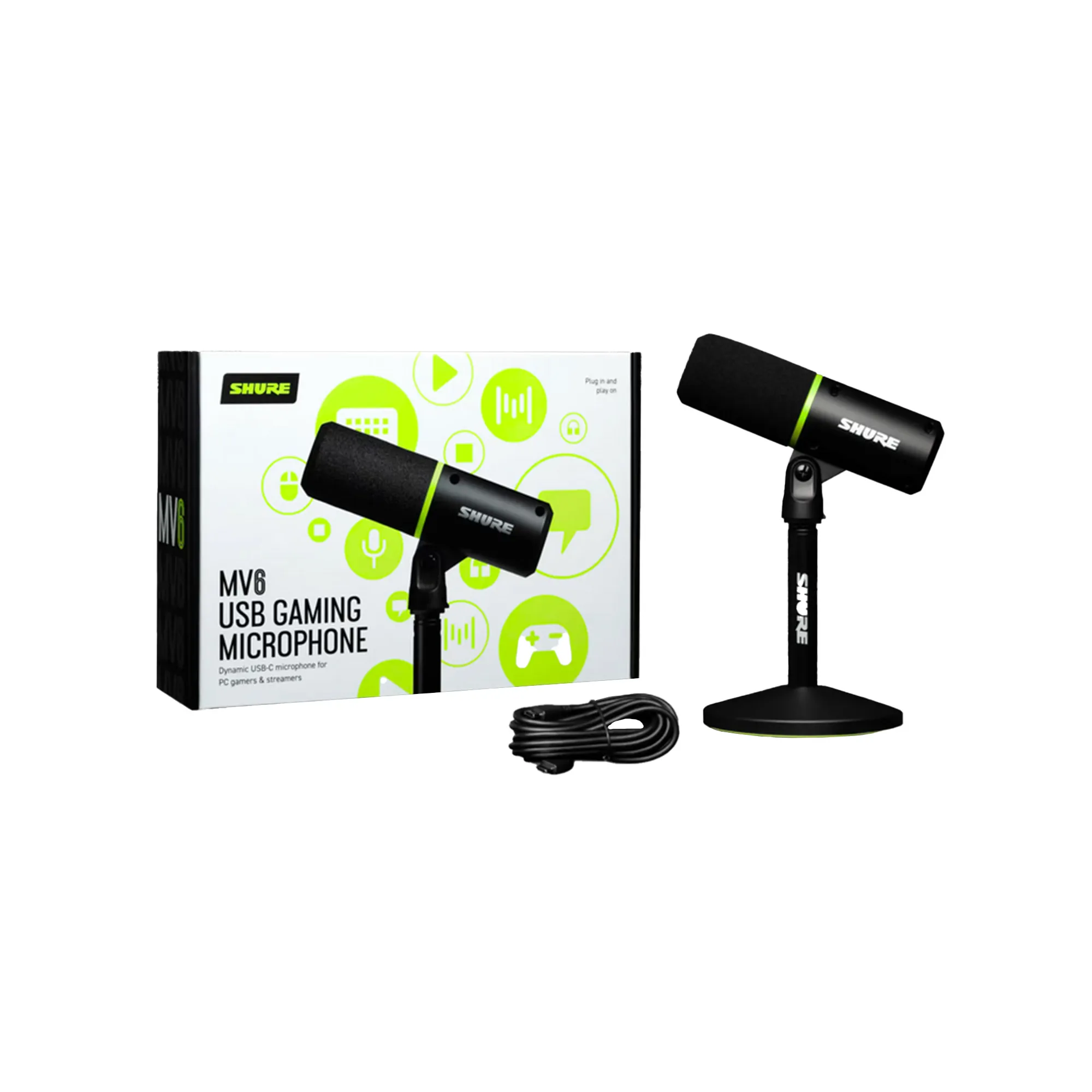 Amazon.com: Shure MV6 USB Gaming Microphone with Adjustable