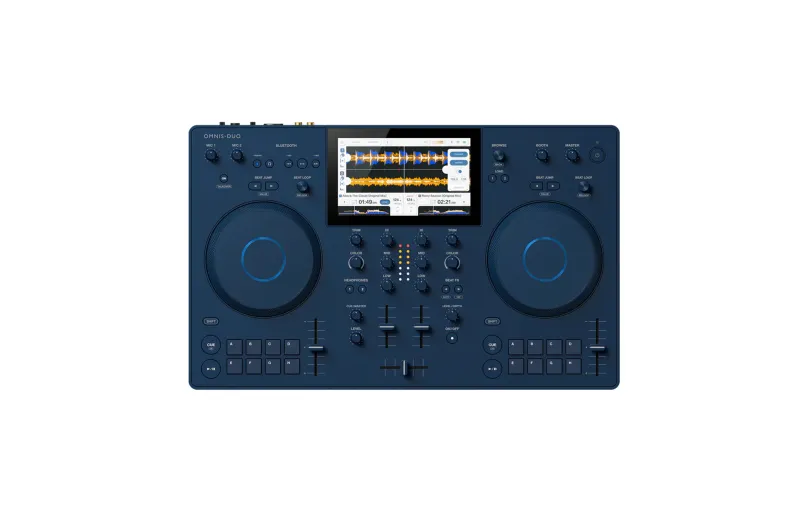 AlphaTheta Omnis-Duo Portable Battery-Powered DJ controller,alphatheta