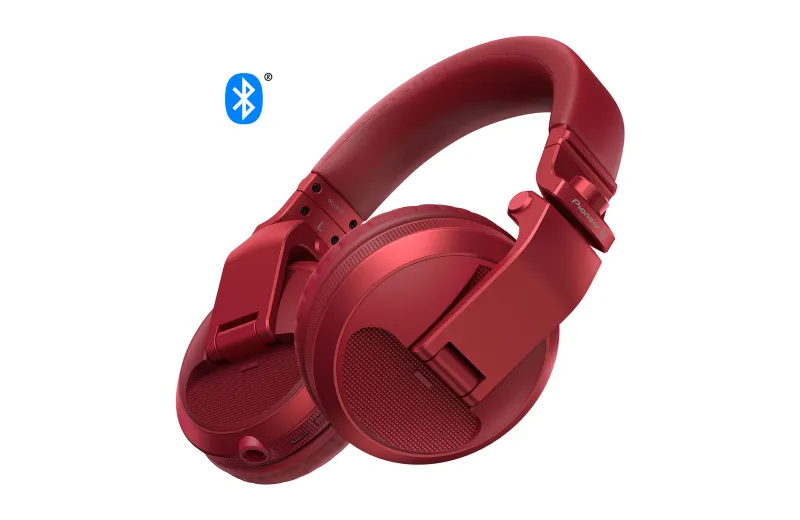 Pioneer DJ HDJ-X5BT-R Bluetooth DJ headphones - Red