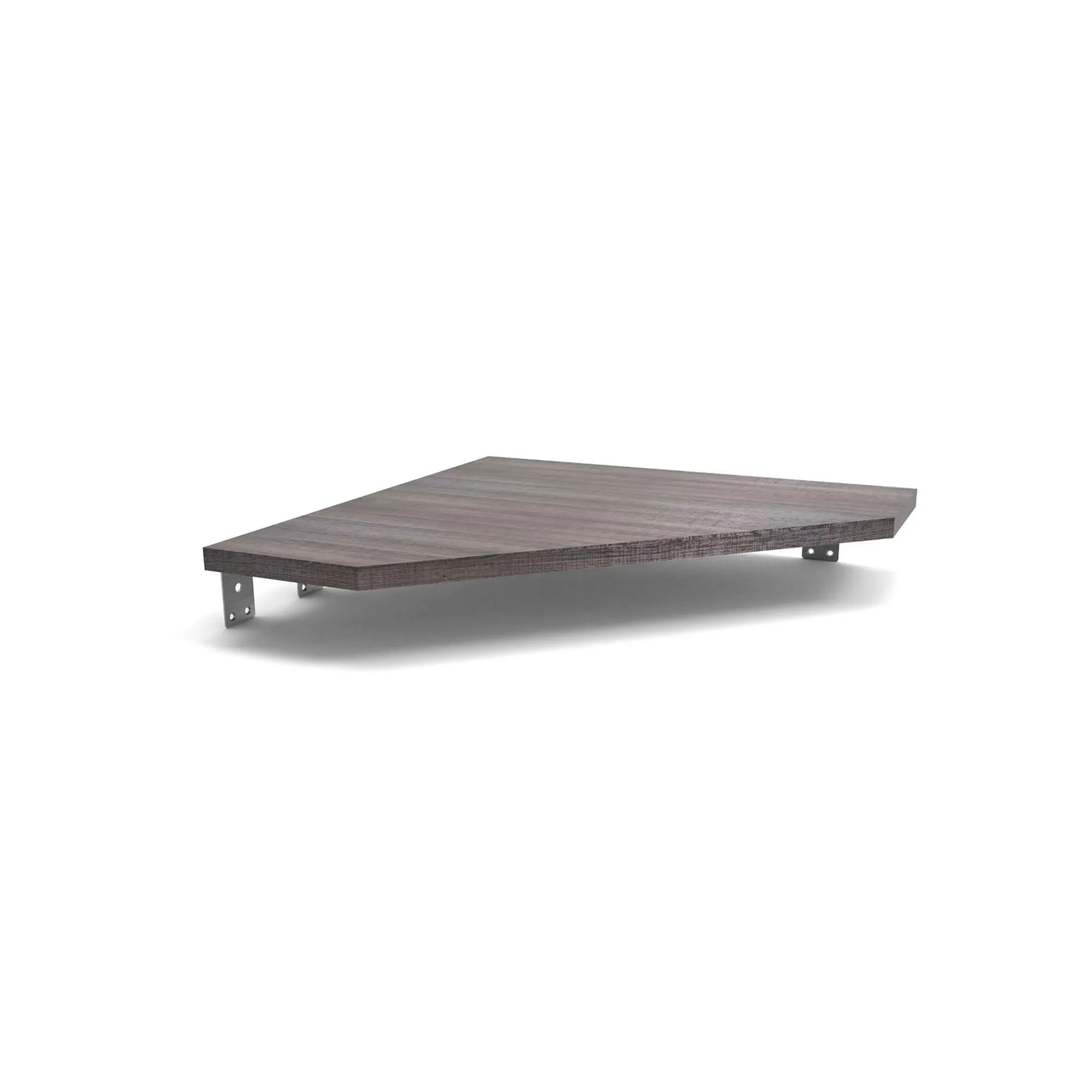 Glorious Modular Side Rack Πρόσθετη Επιφάνεια Σύνδεσης 2 επίπλων - Καρυδιά