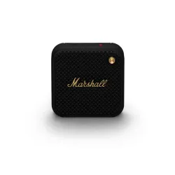 Marshall Willen Black and Brass Battery Powered Bluetooth Speaker