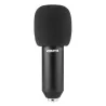 Vonyx CMS400B Studio Condenser Microphone Black/Gold with Stand & Pop Filter
