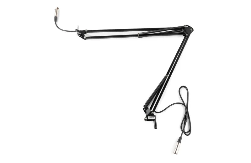 Vonyx CMS400B Studio Condenser Microphone Black/Gold with Stand & Pop Filter