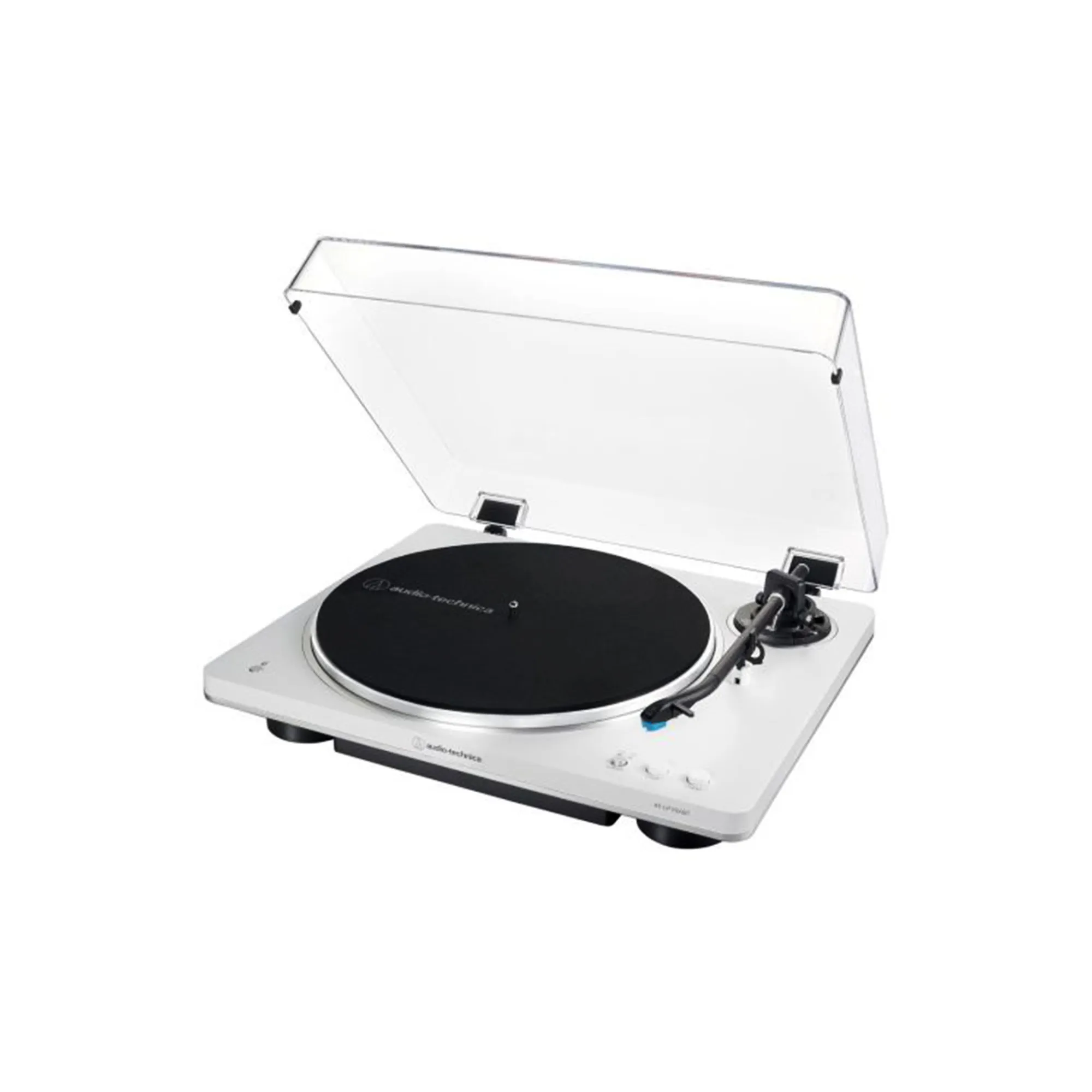 audio-technica ホワイト Audio Technica AT-LP70XBT Wireless Belt-Drive Turntable White/Silver