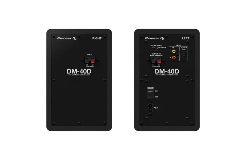 Pioneer DJ DM-40D-B Αυτοενισχυόμενα Studio Monitor - Μαύρο