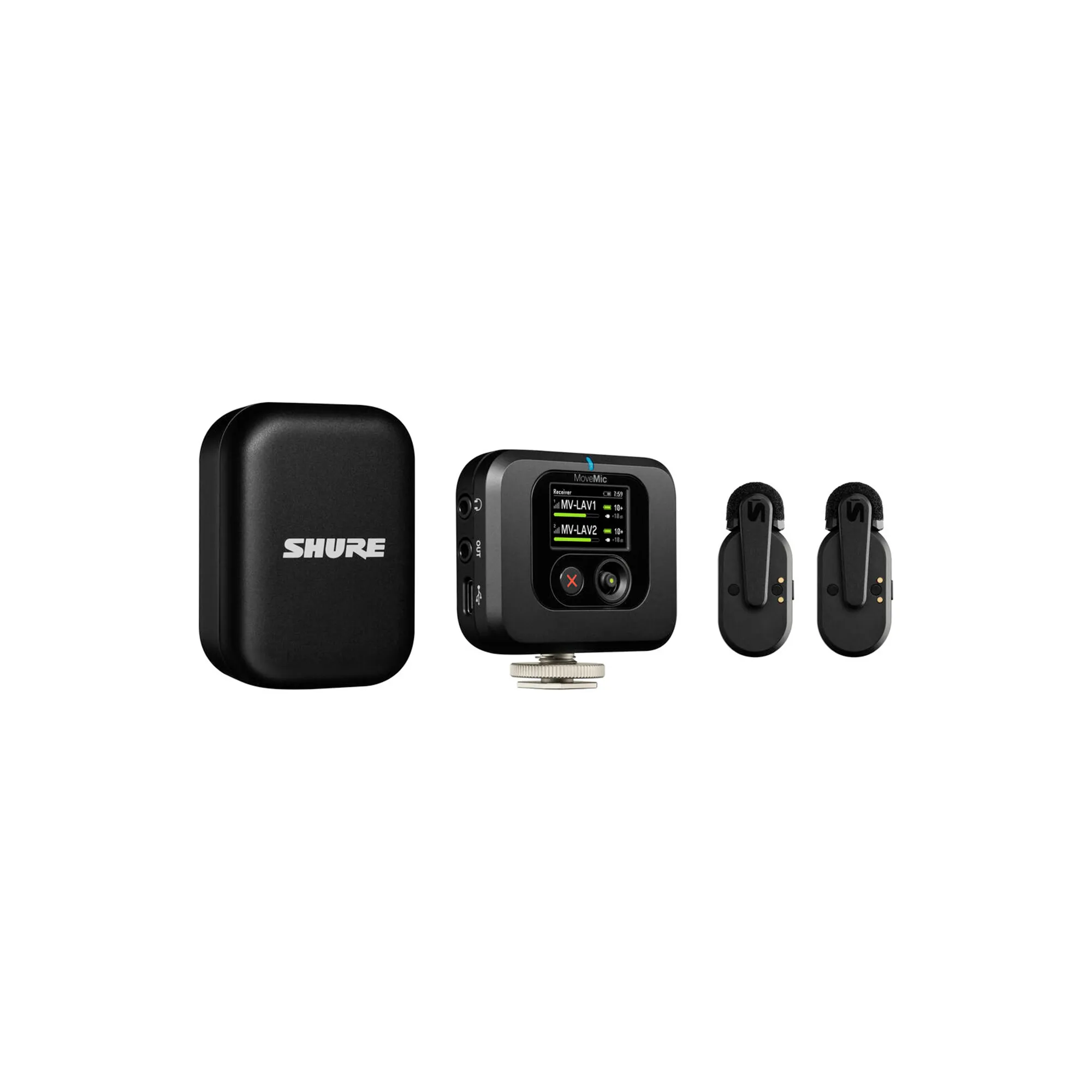 Shure MoveMic Two Ασύρματο Μικρόφωνο Πέτου