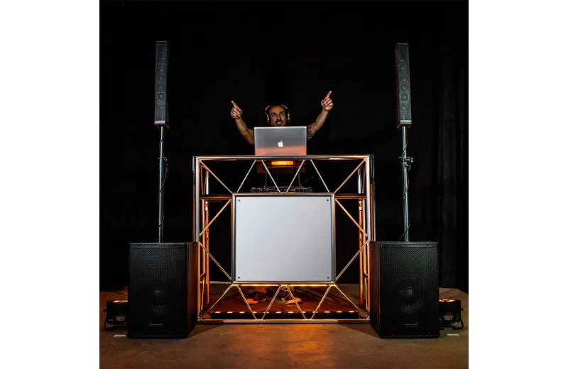 Accu-stand Pro Event Table II Έπιπλο - DJ booth Ασημί