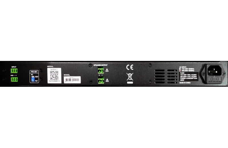 SHOW AH500.1 Power Amplifier