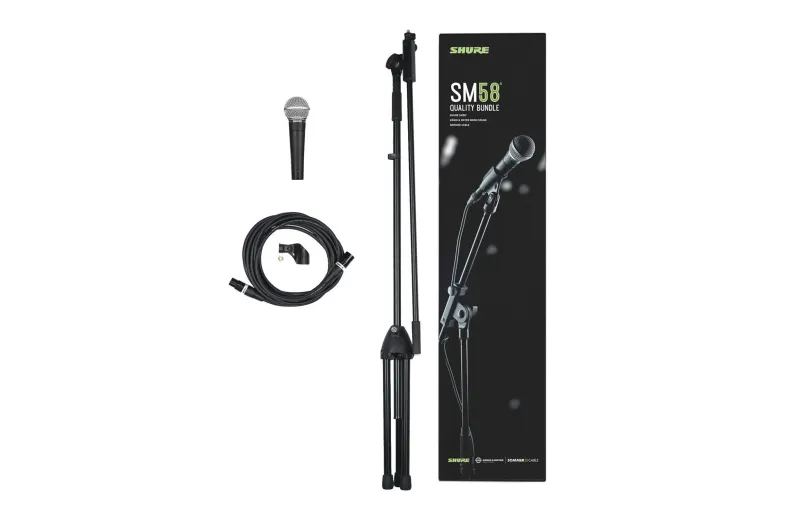 Shure SM58-KM-SOM Σετ Μικρόφωνο και βάση στήριξης