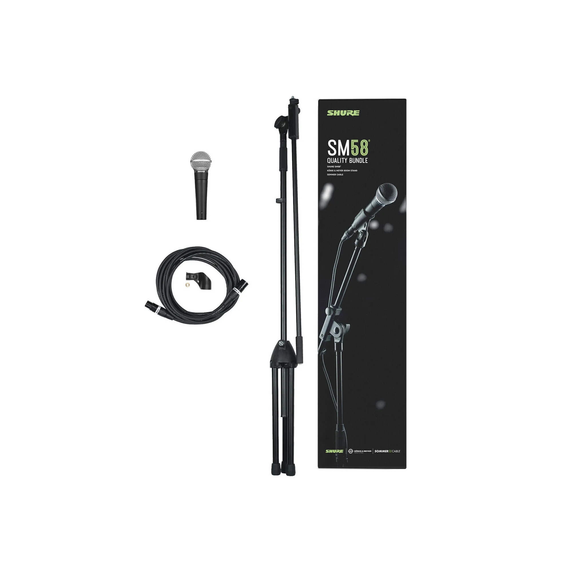 Shure SM58-KM-SOM Σετ Μικρόφωνο και βάση στήριξης