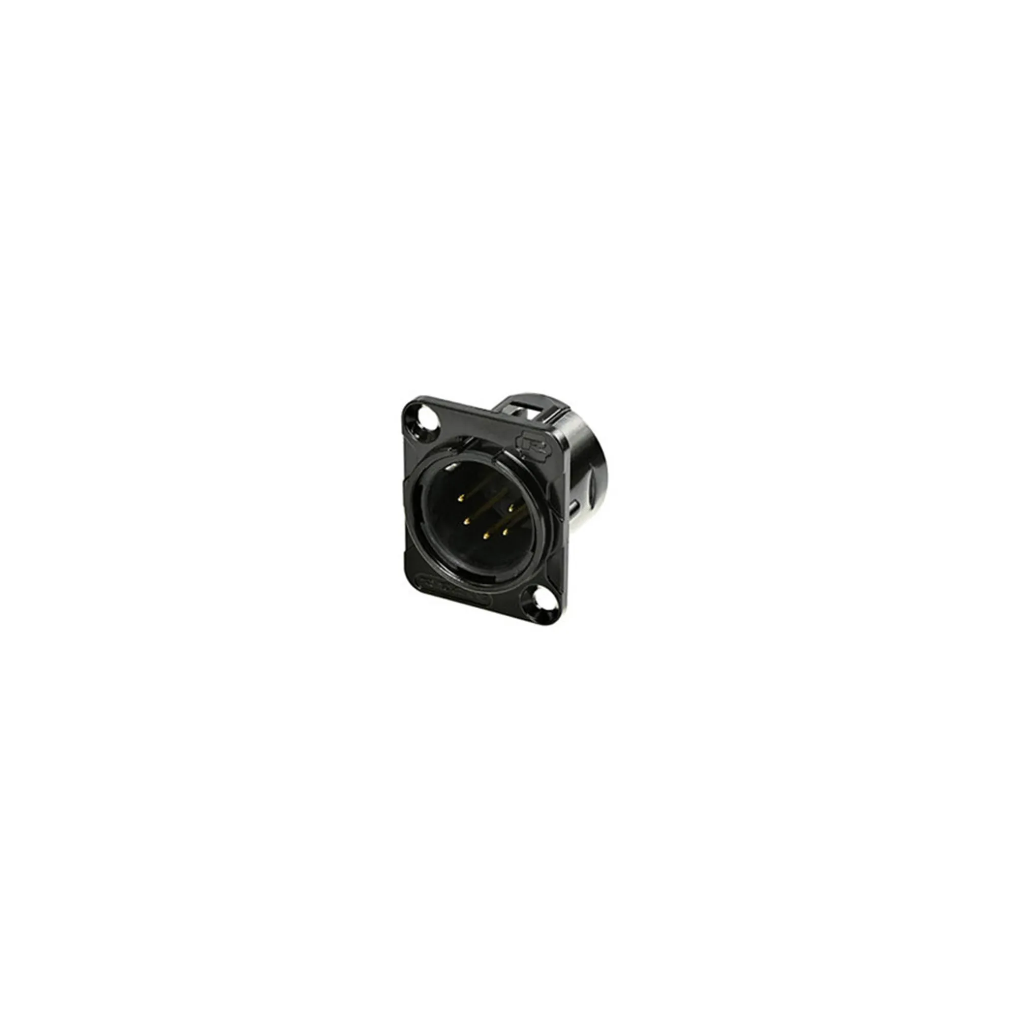 Rean RC5MDL-B Βύσμα σασί DTYPE 5-pin XLR Αρσενικό - Χρώμα Μαύρο