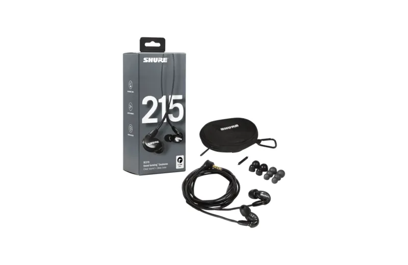 Shure SE215-K Επαγγελματικά Ακουστικά Sound Isolating - Black
