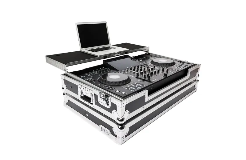 Magma Workstation XDJ-AZ / XDJ-XZ Dj Controller Flighcase - black/silver