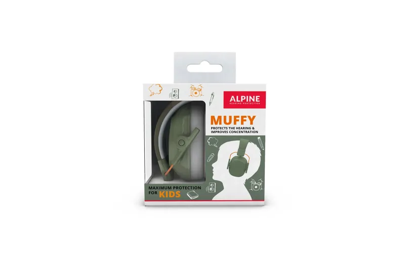 Alpine Muffy 2.0 Kids Earmuffs - Green