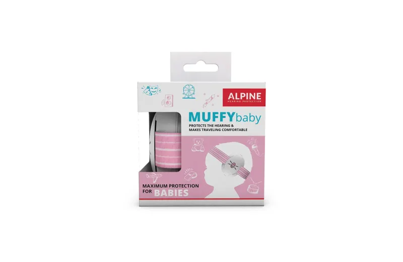 Alpine Muffy Baby Childrens Earmuffs - Pink