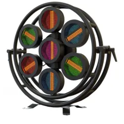 Space Lights Retro Led RGB Round Luminaire