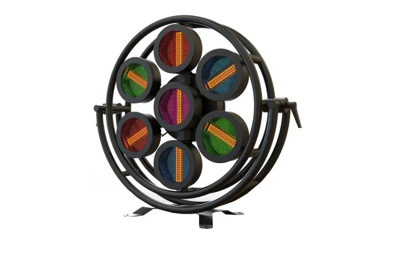Space Lights Retro Led RGB Round Φωτιστικό