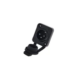 Rean RRX3M-Z-001-1 Βύσμα 3-pin XLR Αρσενικό με Κάλυμμα
