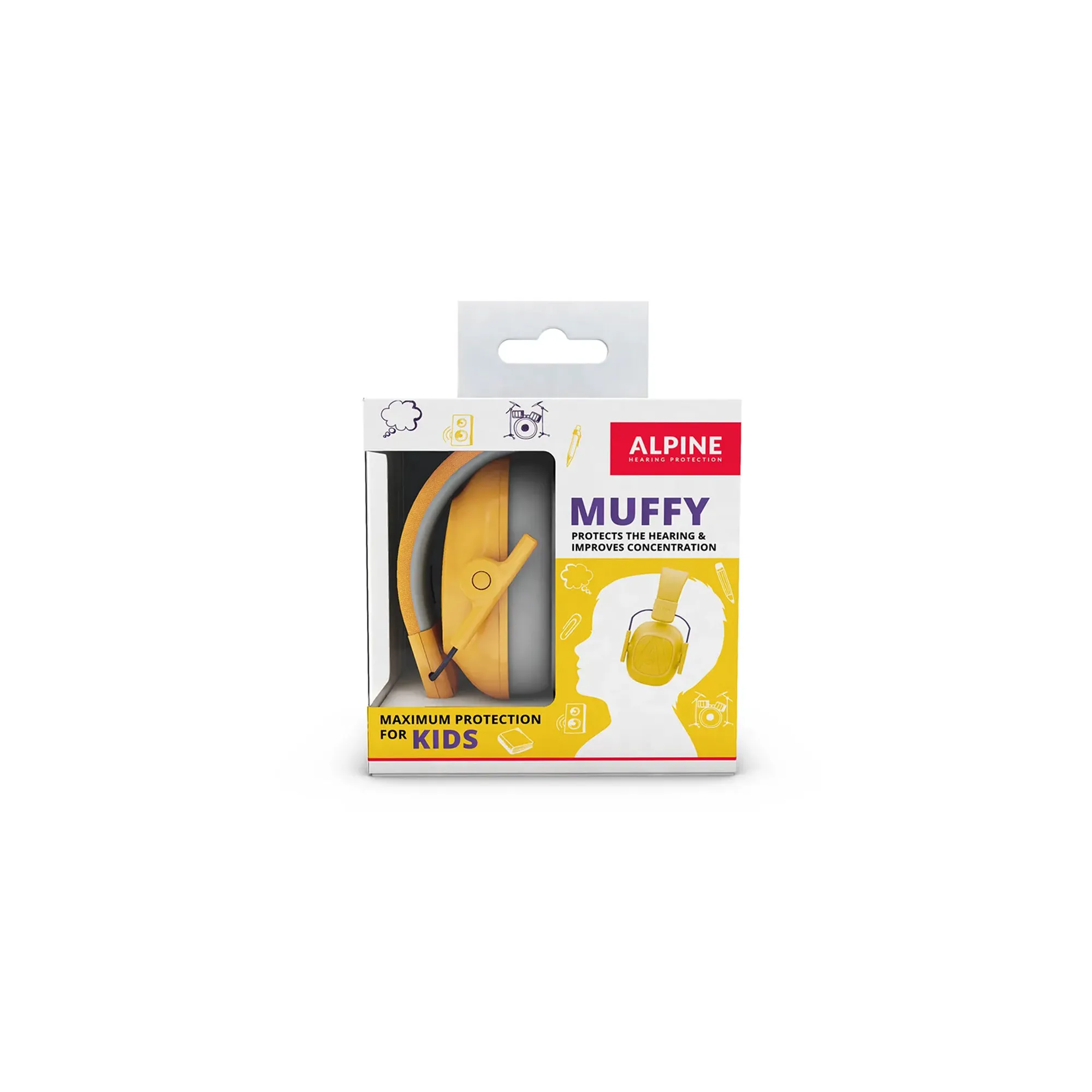 Alpine Muffy 2.0 Παιδικές Ωτοασπίδες - Κίτρινο