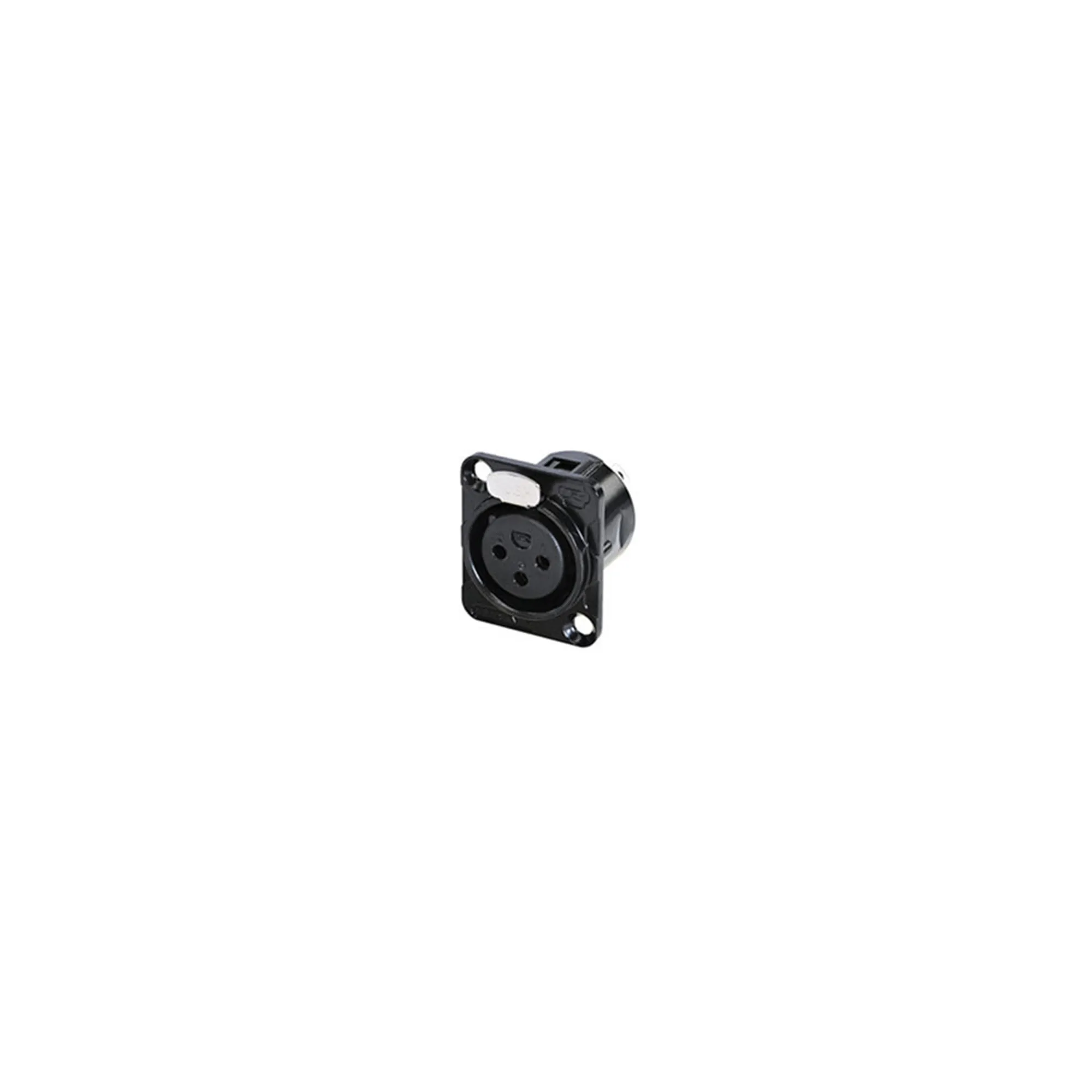 Rean RC3FDL-B Βύσμα σασί DTYPE 3-pin XLR Θηλυκό - Χρώμα Μαύρο